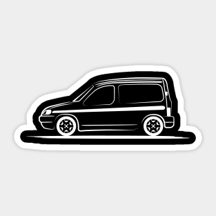 Citroen Berlingo 1996 White Sticker